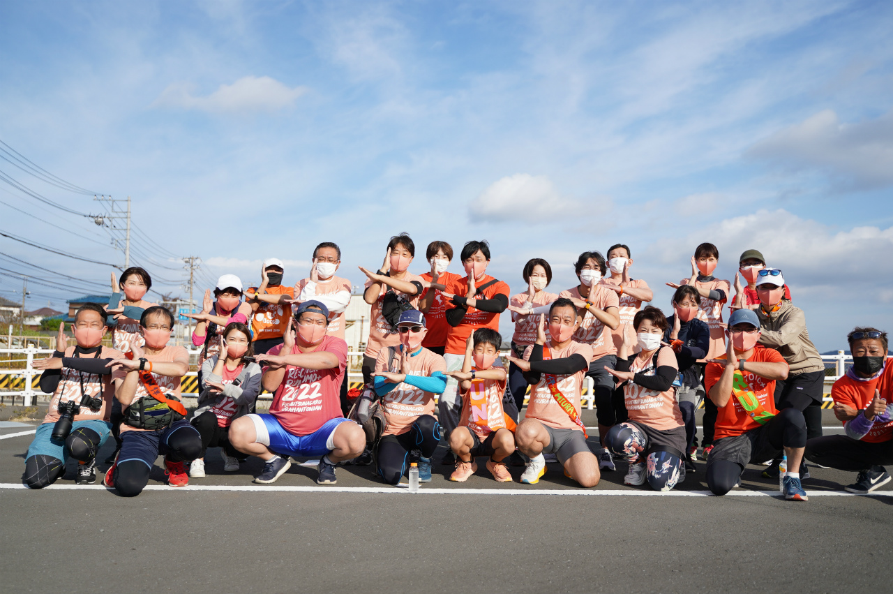 RUN伴三浦半島の参加者たち